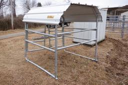 PORTABLE SHED,  6' X 6', WITH GATES