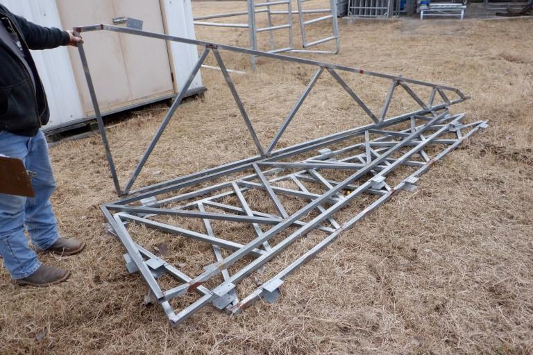 (4) AWNING TRUSSES,  12'