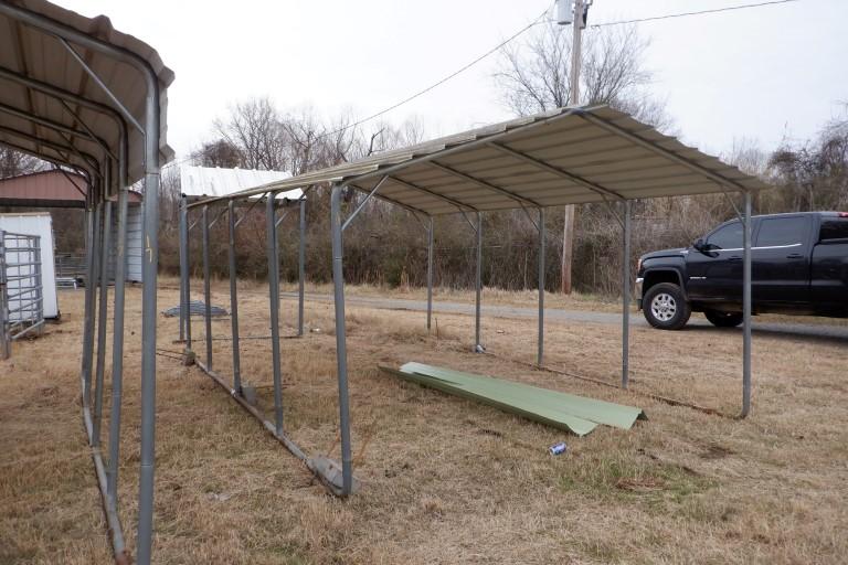 PORTABLE CARPORT,  12' X 20', ROOF ONLY