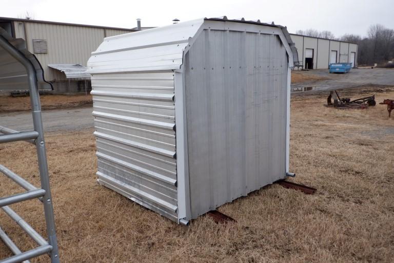 ENCLOSED SHED,  7' X 6', ON SKID