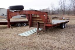 DAKOTA FLATBED TRAILER,  GOOSENECK, TANDEM AXLE S# N/A