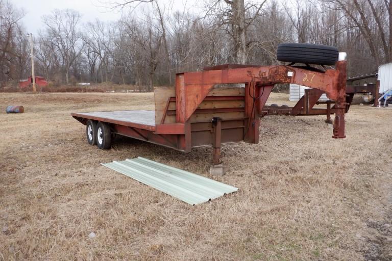 DAKOTA FLATBED TRAILER,  GOOSENECK, TANDEM AXLE S# N/A