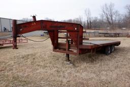 DAKOTA FLATBED TRAILER,  GOOSENECK, TANDEM AXLE S# N/A