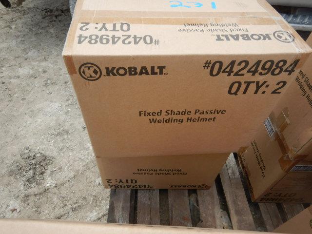 (2) KOBALT WELDING HELMETS