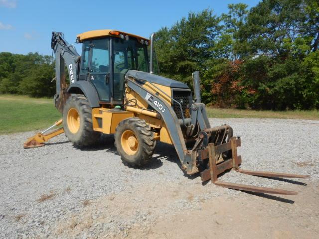 2008 JOHN DEERE 410J LOADER BACKHOE, 5,907+ hrs,  4 X 4, CAB, AC, SHUTTLE,