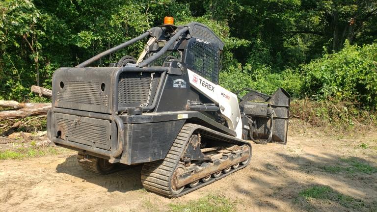 TEREX & CAROLINA SWING ARM COMBINED IF THE BRUSH CUTTER AND SKID STEER BRIN