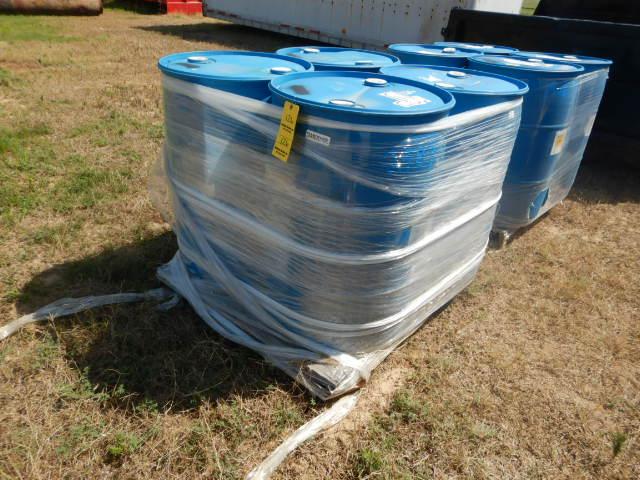 PALLET WITH (4) 55-GAL DRUMS OF DETERGENT