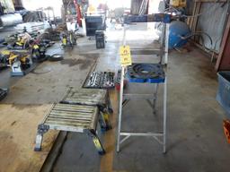 (3) STEP STOOLS & (1) 4' STEP LADDER