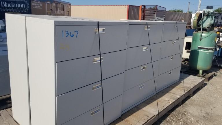 LOT OF LARGE FILING CABINETS