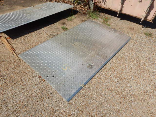 (2) ALUMINUM DOCK PLATES