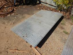 (2) ALUMINUM DOCK PLATES