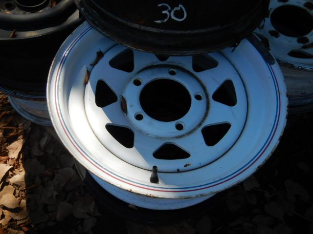 (10) STEEL WHEELS,  6 & 5 LUG