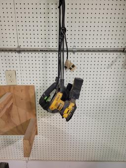 MITRE SAW, PORTER CABLE TABLE SAW, HAND SAWS, JIG SAWS,  AND MISCELLANEOUS