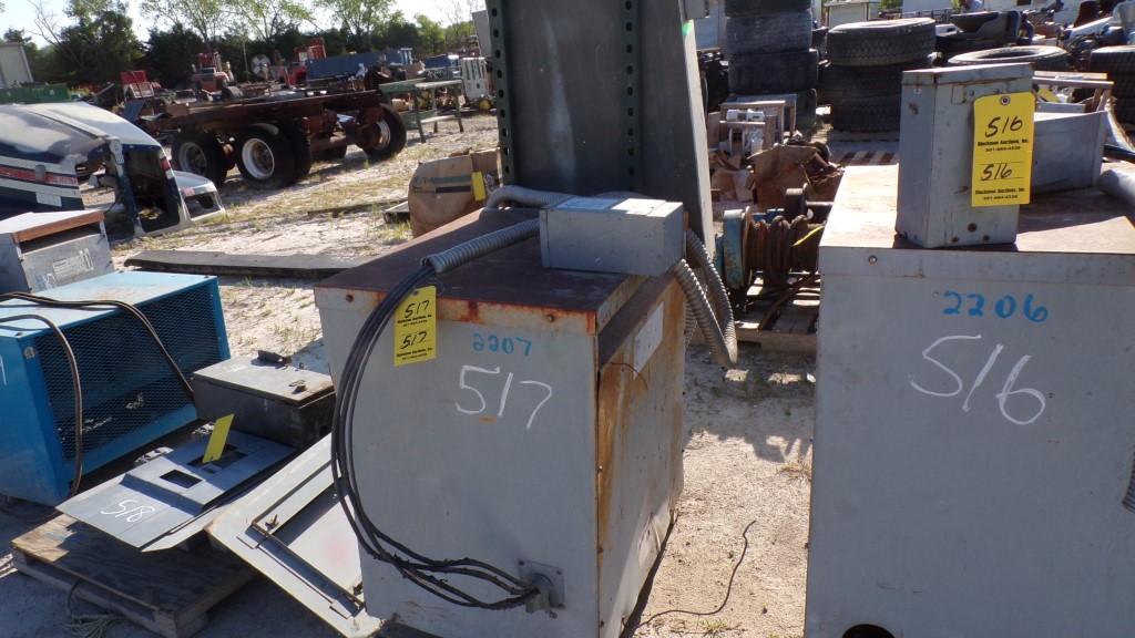 G E TRANSFORMER W/ BREAKER BOX