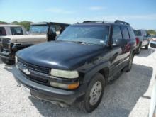 2004 CHEVY Z71 TAHOE SUV, 270535 MILES,  4 DOOR, 4X4, GAS, A/T, A/C, STARTS