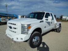 2013 FORD F350 PICKUP TRUCK, 161019 MILES,  EXTENDED CAB, 4X4, 6.7L POWERST