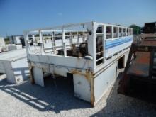 UNMOUNTED 15' UTILITY BED W/LIFT GATE
