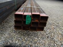NEW RECTANGULAR TUBING,  (12) 3" X 4", 1/4 THICKNESS, 240 TOTAL FEET, AS IS