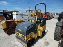 2013 BOMAG BW900-50 TANDEM SMOOTH DRUM VIBRATORY COMPACTOR,  ROPS, GAS, 36"