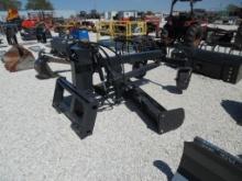 LANDHONOR SKID STEER ATTACHMENT,  NEW, 96" HYDRAULIC BLADE/GRADER, AS IS WH
