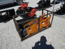 TMG BACKHOE/EXCAVATOR ATTACHMENT,  NEW, HYD 4-7 TON BREAKING HAMMER, AS IS