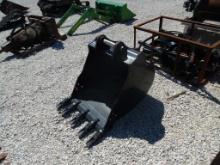CAT EXCAVATOR BUCKET,  NEW, 26", AS IS WHERE IS