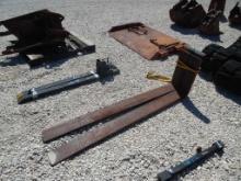 TELEHANDLER FORKS,  6" X 72", AS IS WHERE IS