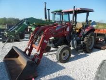 2002 CASE IH JX55 UTILITY TRACTOR, 891 HRS,  CANOPY, 2WD, 58HP 2.7L DIESEL,