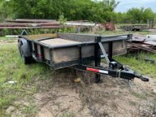 2021 August Utility Trailer, Tandem Axle, Ball Hitch, Approx 12” Sides, Sli