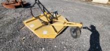 KING KUTTER SHREDDER/MOWER ATTACHMENT,  5', 3 POINT, PTO DRIVEN, AS IS WHER