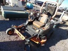 SCAG FREEDOM Z ZERO TURN LAWN MOWER,  GAS, UNKNOWN RUNNING CONDITION, AS IS