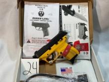 RUGER LC9S 9MM. Looks like new _ Color is yellow and black.  Comes with one