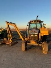 "2001 NEW HOLLAND TS100 WHEEL TRACTOR showing 2,770 (+/-) hrs  W/ TIGER SID