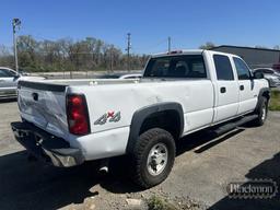 2006 CHEVROLET SILVERADO 3500 TRUCK, 206,954+ mi,  CREWCAB, 4WD, LONG BED,