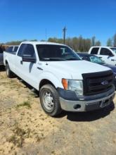 2013 FORD F150 TRUCK  EXTENDED CAB, LONG BED, 2WD, PS, AC, AS IS, S# 1FTFX1