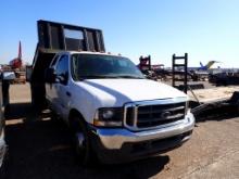 2004 FORD F350 SUPER DUTY PICKUP  EXTENDED CAB, W/ 1/2 DOORS, 6 L POWER STR