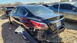 2014 NISSAN ALTIMA PASSENGER CAR, 132759 MILES,  WRECKED, 4 DR, GAS, A/T, N