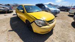 2006 CHEVY COBALT PASSENGER CAR, UNKNOWN MILEAGE,  WRECKED, 2 DR, GAS, A/T,