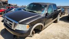 2006 FORD F150 PICKUP TRUCK, 234981 MILES,  WRECKED, 4 DR, 4X4, GAS, A/T, K