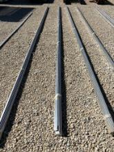 GALVANIZED ANGLE IRON,  (5) 25', AS IS WHERE IS