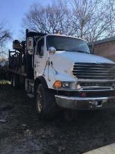 2007 Sterling LT9500 Grapple Truck, Hi Rail, Rotobec 80 Crane, 123,473 Mile