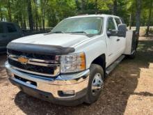 2013 Chevrolet 3500HD Flatbed Welder's Truck, Crew Cab, Duramax 6.6L Diesel