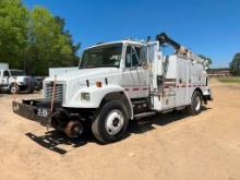 2002 Freightliner FL70 Crane/Service Truck, Hirail, Cat 3126 , 9 Speed, Air