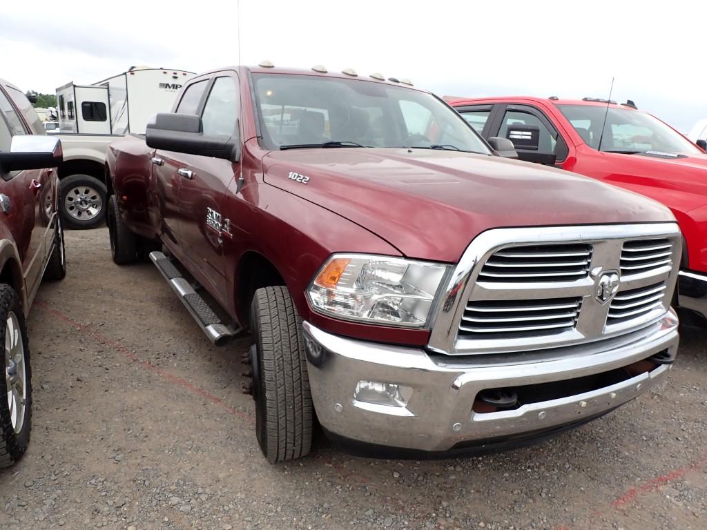 2018 DODGE RAM 3500 TRUCK, 167,436+ mi,  CREW CAB, DRW, DIESEL, AUTOMATIC,