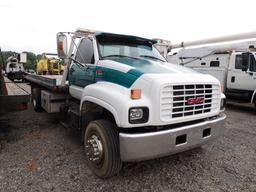 1999 GMC C6500 ROLLBACK WRECKER TRUCK, 250,422+ mi,  3126 CAT, 6 SPEED, SIN