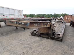 1992 LOAD KING RGN LOWBOY TRAILER,  40' TOTAL, 26' DECK, TRI AXLE, SPRING R