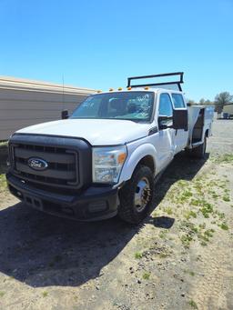 2012 FORD F-350 TRUCK, 216,217+ mi,  CREW CAB, V8 GAS, AUTOMATIC, PS, AC, R