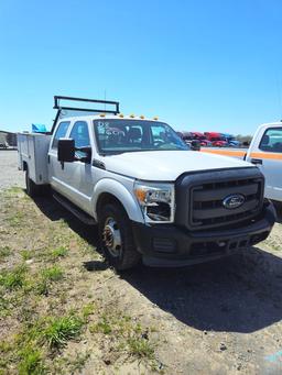 2012 FORD F-350 TRUCK, 216,217+ mi,  CREW CAB, V8 GAS, AUTOMATIC, PS, AC, R