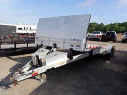 2015 H & H SPEEDLOADER EX ALUMINUM CAR HAULER,  HYDRAULIC TILT TOP, 24', TA