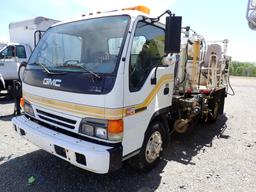 1997 GMC/ISUZU PAINT TRUCK 112,757 (+/-)  ISUZU DIESEL, AUTO TRANS, SINGLE